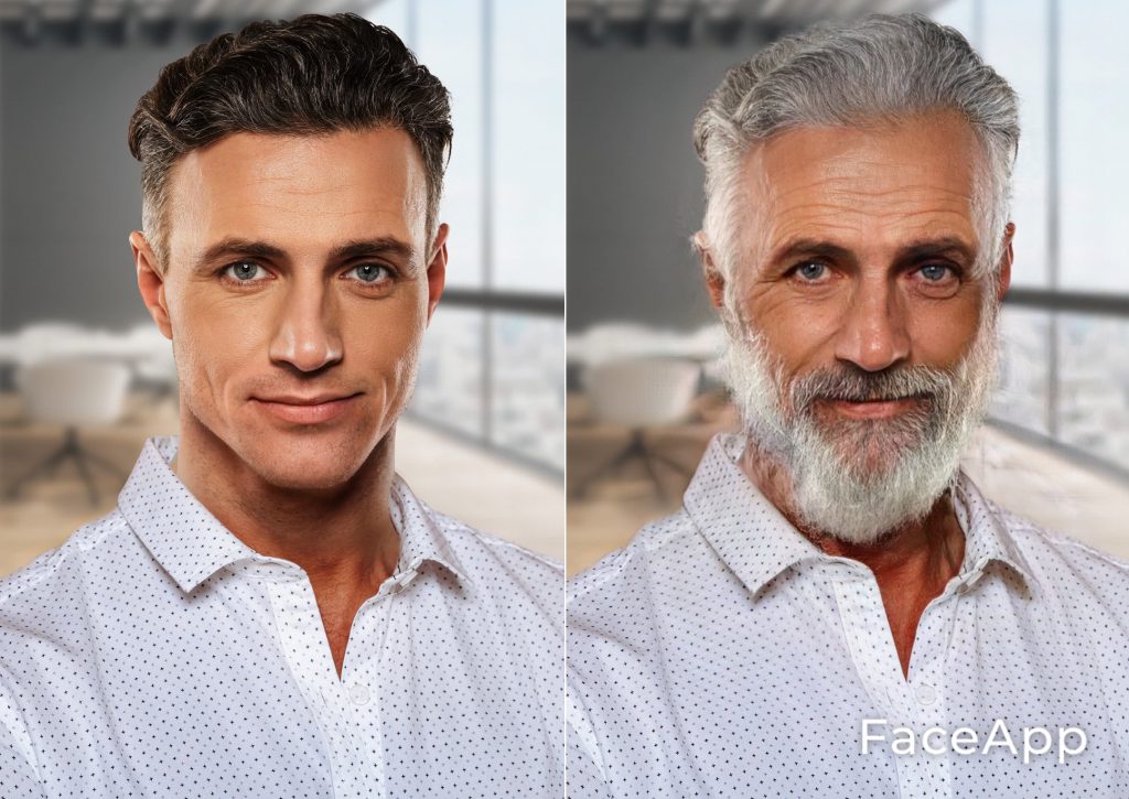 FaceApp's Free Aging Filter